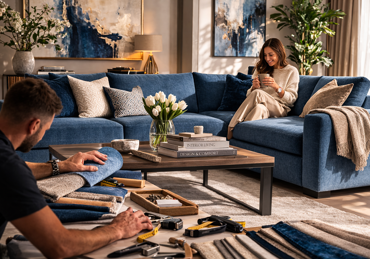 Experienced furniture upholstery